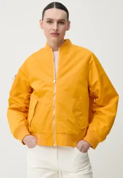 2NDDAY geaca bomber Santon culoarea galben, de tranzitie, oversize, 2252112129 imagine