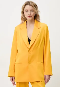 2NDDAY sacou Harru culoarea galben, oversize, uni, 2252115279 imagine