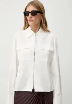 A.L.C. camasa femei, culoarea alb, cu guler clasic, regular, 5TOPS01732 imagine