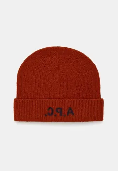 A.P.C. caciula de lana bonnet harry culoarea maro, de lana, WVBDK.M25085 imagine
