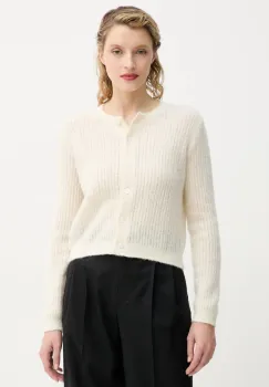 A.P.C. cardigan din amestec de lana cardigan milo femei, culoarea bej, light, WPABE.F22246 imagine