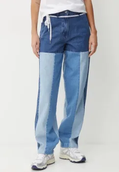 adidas Originals jeans x Ksenia Schneider femei high waist, IW5663 imagine