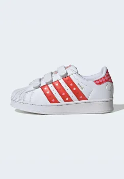 adidas Originals sneakers pentru copii DISNEY SUPERSTAR LED LIGHTS culoarea alb, KK1295 imagine