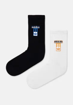 adidas Originals sosete 2-pack culoarea alb, IW8521 imagine