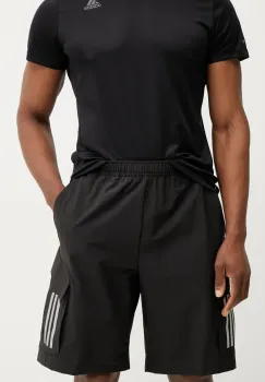 adidas pantaloni scurti x Mercedes barbati, culoarea negru, JX8279 imagine