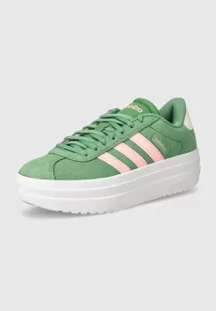 adidas sneakers Vl Court Bold culoarea verde, IH0365 imagine
