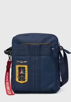 Aeronautica Militare borseta culoarea albastru marin imagine