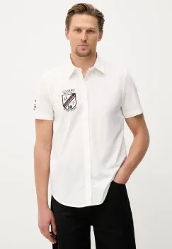 Aeronautica Militare camasa pentru barbati, din bumbac cu elastan imagine