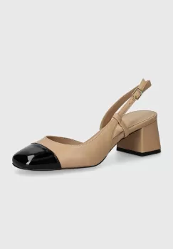 Aldo pumps BIALLE culoarea bej, cu toc drept, cu toc deschis, 13812167 BIALLE imagine