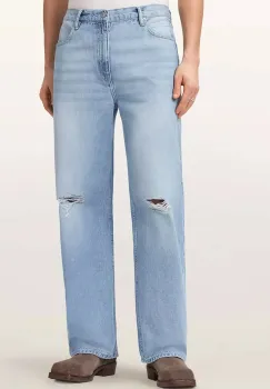 AllSaints blugi straight barbatesti LENNY imagine