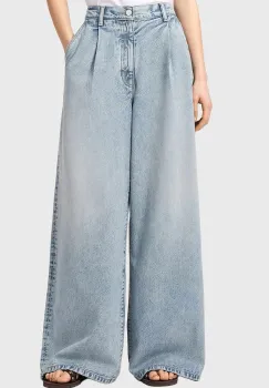 AllSaints blugi wide leg pentru femei HAZE imagine