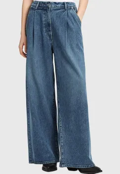 AllSaints blugi wide leg pentru femei HAZE imagine