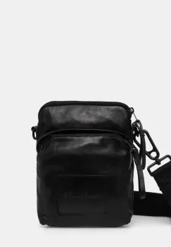 AllSaints borseta de piele FALCON culoarea negru, M165XB imagine