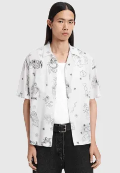 AllSaints camasa cu in TERRA imagine