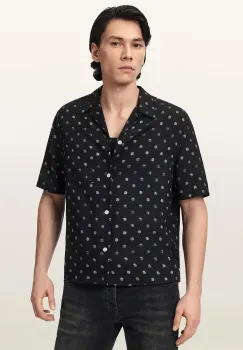 AllSaints camasa cu in UPTON imagine