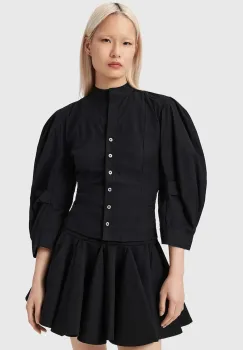 AllSaints camasa din bumbac MAUD imagine