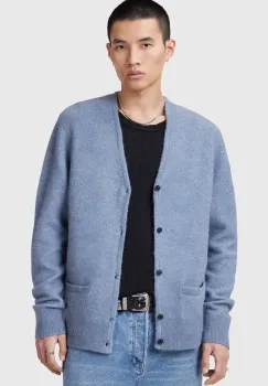AllSaints cardigan din lana RENN barbati, M092KB imagine