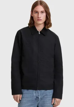AllSaints geaca FENWAY culoarea negru, de tranzitie, M002OC imagine