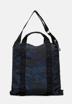 AllSaints geanta KEI culoarea albastru marin, M005XC imagine