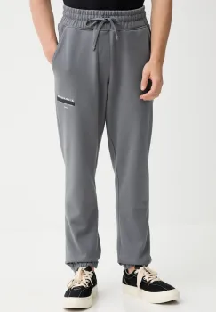 AllSaints hanorac de bumbac culoarea gri, cu gluga, cu imprimeu, M035TB imagine