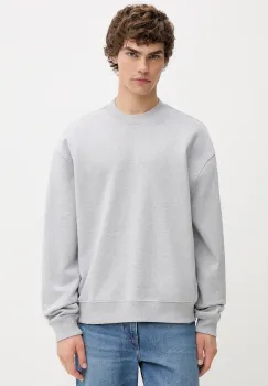 AllSaints hanorac de bumbac MILO culoarea gri, cu imprimeu, M008ND imagine