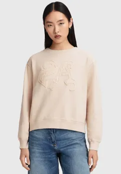 AllSaints hanorac pentru femei, din bumbac INSIGNIA imagine