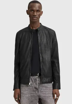 AllSaints jacheta pentru barbati, din piele COLT imagine