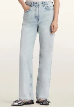 AllSaints jeans high waist, W085ED imagine