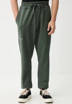 AllSaints pantaloni de trening din bumbac UNDRGRND culoarea gri, uni, M031TB imagine