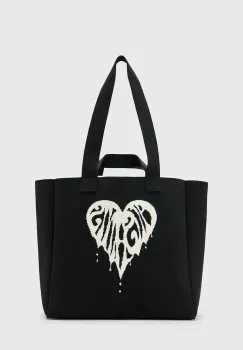 AllSaints poseta IZZY culoarea negru, W297XD imagine