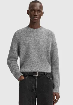 AllSaints pulover din amestec de mohair COBY culoarea gri, M005KD imagine