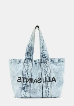 AllSaints tote bag pentru femei, din bumbac IZZY imagine