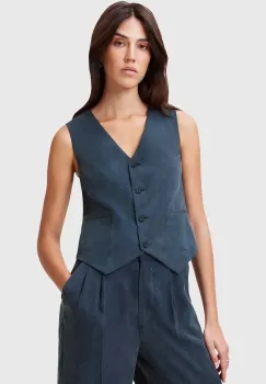 AllSaints vesta AVERIE un singur rand de nasturi, W039QC imagine