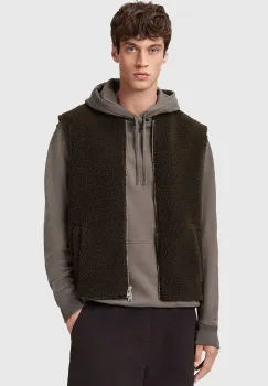 AllSaints vesta OTIS culoarea verde, de tranzitie, M063OD imagine