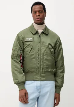 Alpha Industries CWU 45 culoarea verde, de tranzitie 100102.01-green imagine