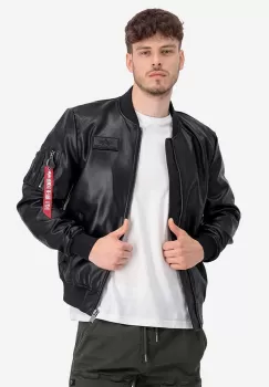 Alpha Industries geaca bomber culoarea negru, de tranzitie 106108.03-black imagine