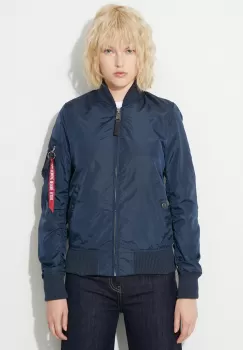 Alpha Industries geaca bomber MA-1 TT Wmn femei, culoarea albastru marin, de tranzitie 141041.07-navy imagine