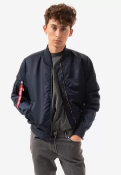 Alpha Industries geaca bomber MA-1 VF 59 barbati, culoarea albastru marin, de tranzitie 191118.07-navy imagine