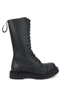 Altercore bocanci de piele femei, culoarea negru, cu platforma imagine