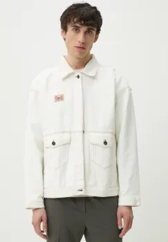 American Vintage geaca culoarea alb, de tranzitie, MJOZ16AE25 imagine