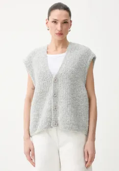 American Vintage vesta din amestec de lana imagine