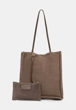 Answear.LAB geanta pentru femei, din piele intoarsa imagine