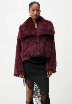 Answear.LAB palton culoarea bordo imagine