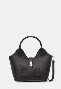 Answear.LAB poseta de piele culoarea maro imagine