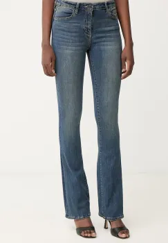 Armani Exchange blugi flared pentru femei imagine