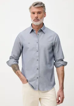 Armani Exchange camasa barbateasca cu bumbac imagine