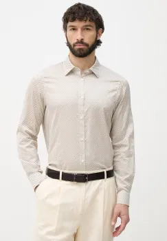 Armani Exchange camasa barbateasca din bumbac imagine