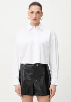 Armani Exchange camasa din bumbac imagine