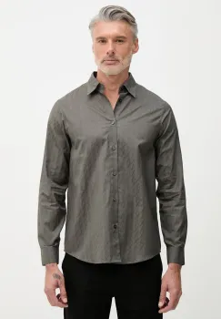 Armani Exchange camasa pentru barbati, din bumbac imagine