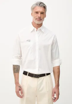 Armani Exchange camasa pentru barbati, din bumbac imagine